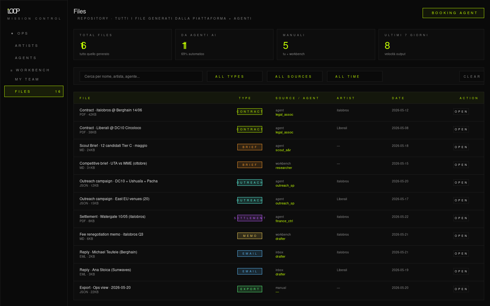 Files repository
