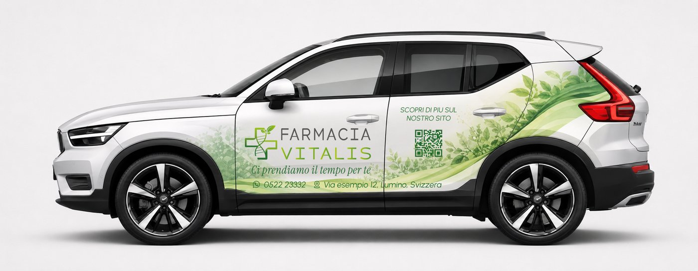 Farmacia Vitalis — vehicle wrap