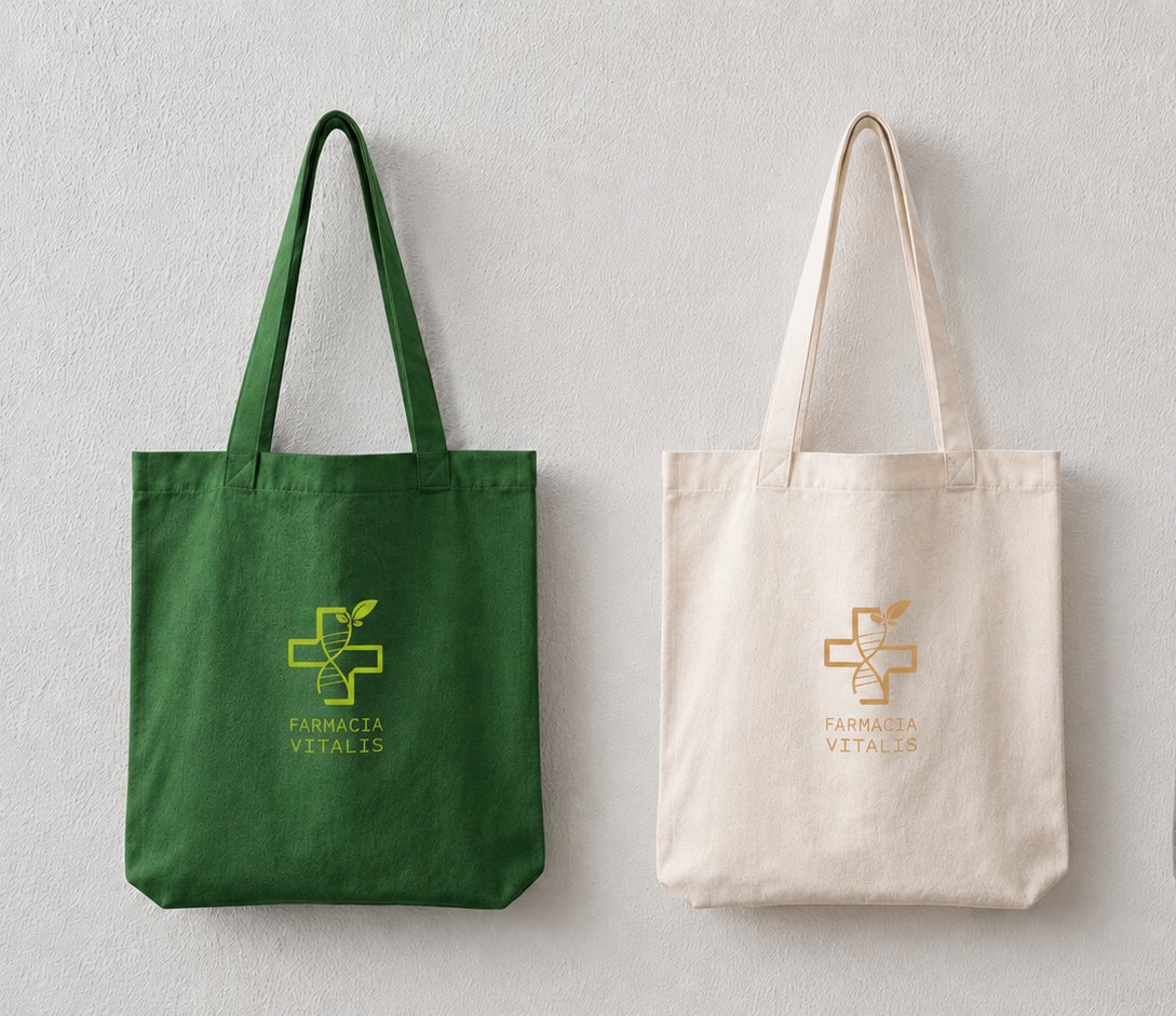 Farmacia Vitalis — tote bags