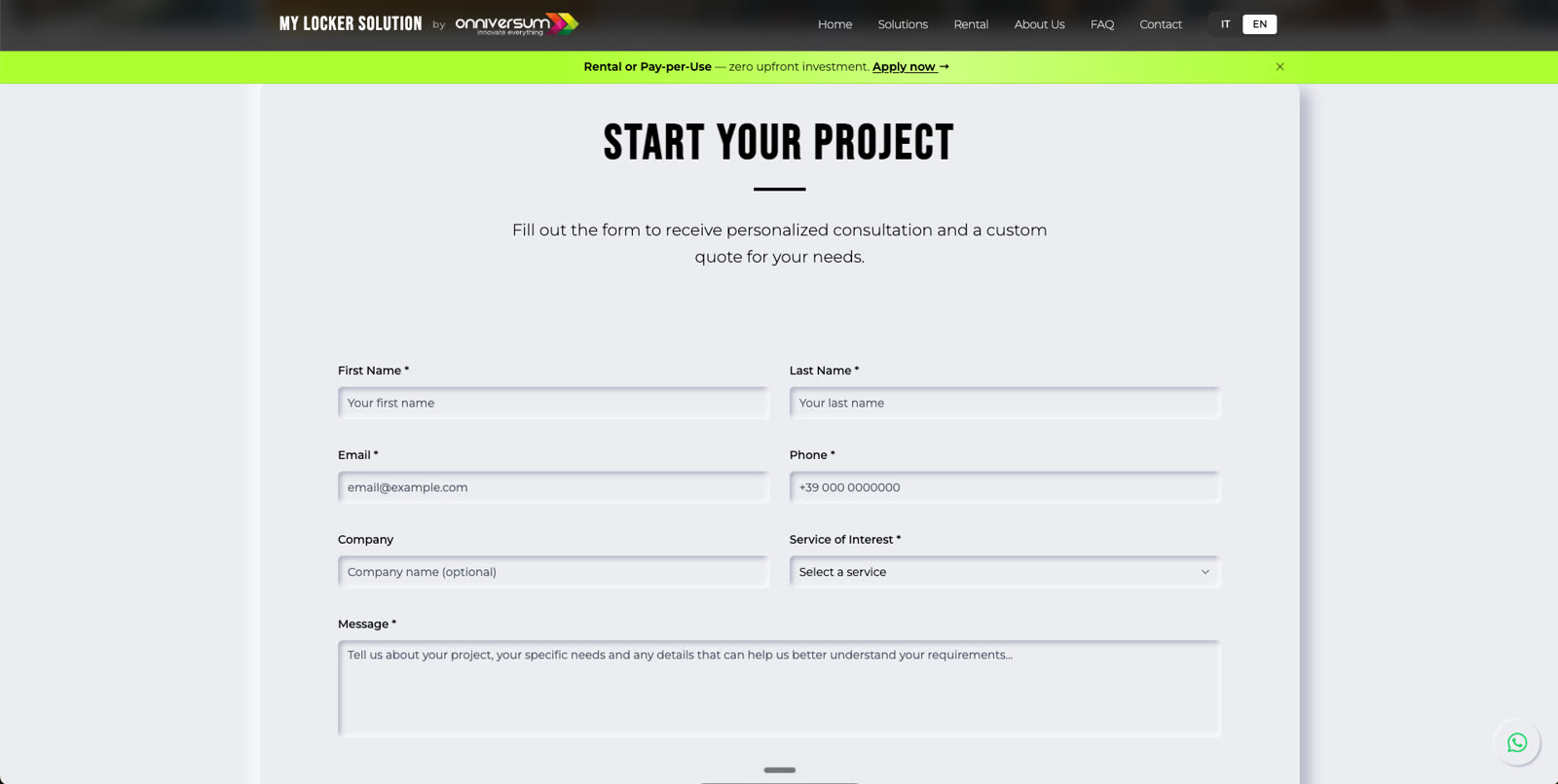 My Locker Solution — site