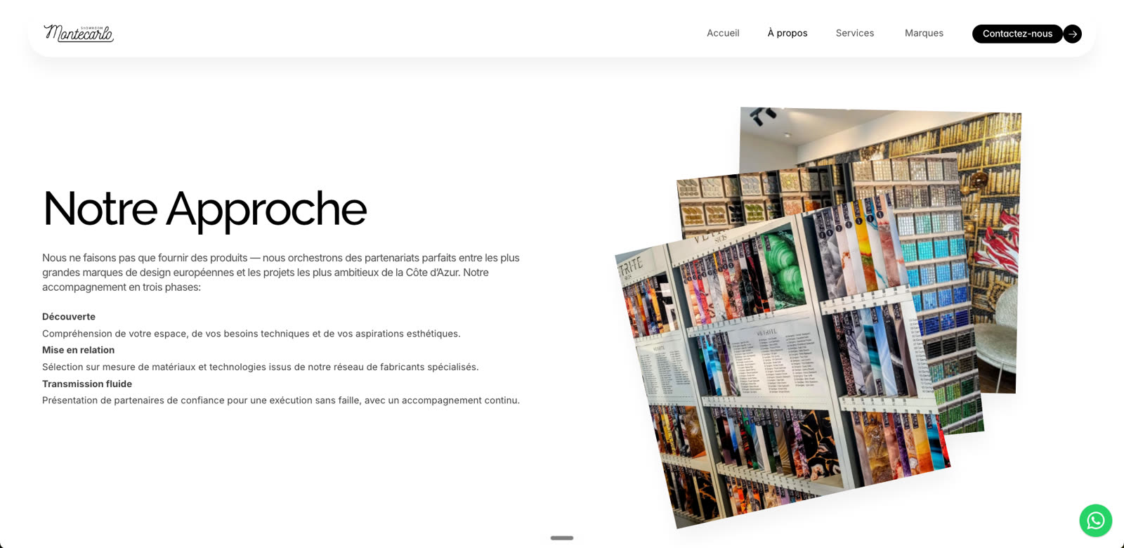 Showroom Montecarlo — site